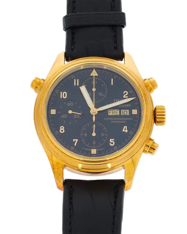Herrenuhr - IWC Fliegeruhr Doppelchronograph