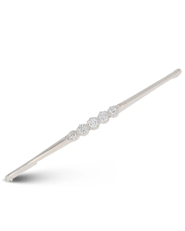Brosche - Weissgold mit Diamanten