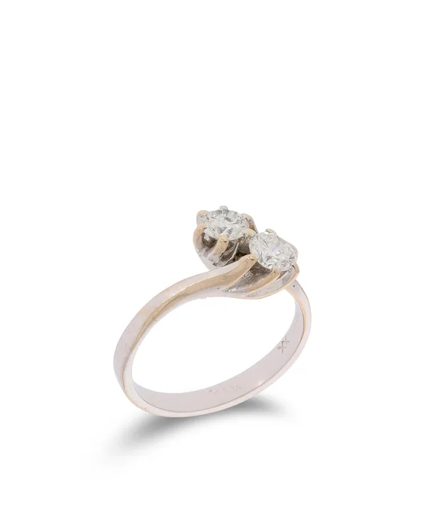 Damenring – Weissgold mit Diamanten 0.70ct