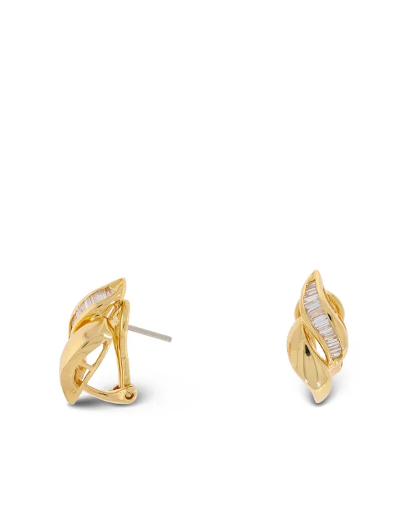 Ohrstecker – KURZ Gelbgold mit Diamanten ca. 1.00ct