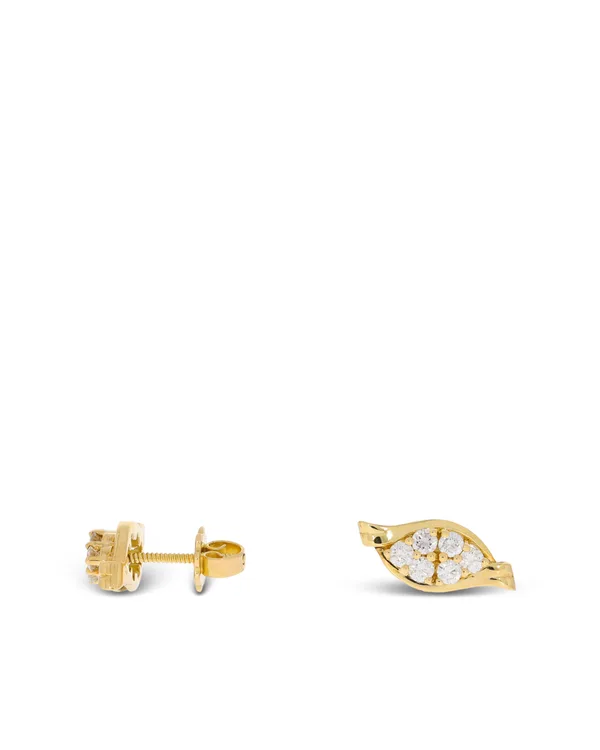 Ohrstecker – Gelbgold mit Diamanten 0.60ct