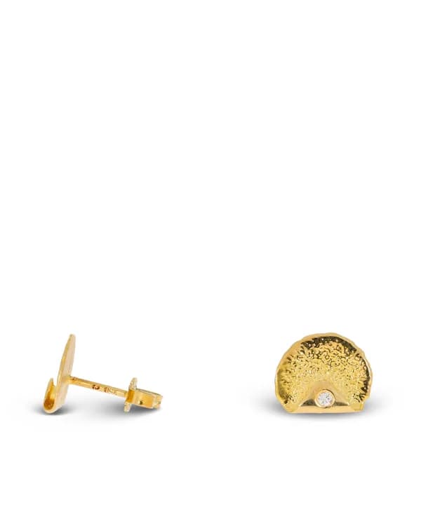 Ohrstecker – Solitaire Gelbgold 0.06ct
