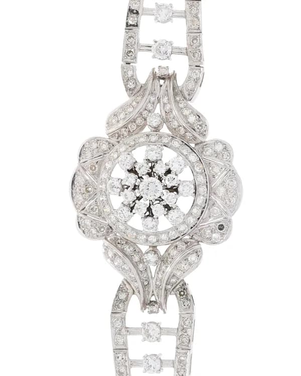 Bracelet - Platin mit Diamanten ca. 15.00ct