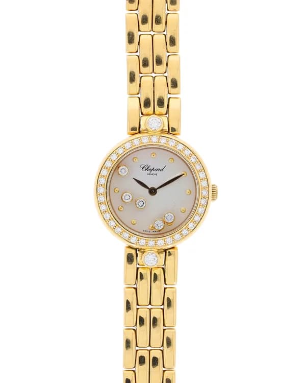 Damenuhr - CHOPARD „Happy Diamonds“ Gelbgold mit Diamanten