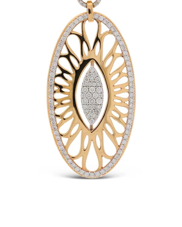 Halskette mit Anhänger – BUCHERER mit Diamanten