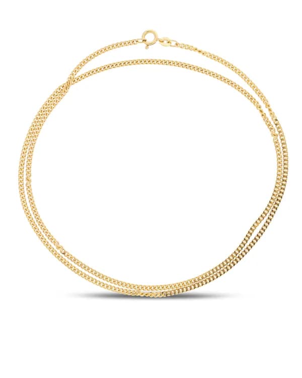 Halskette - Gelbgold