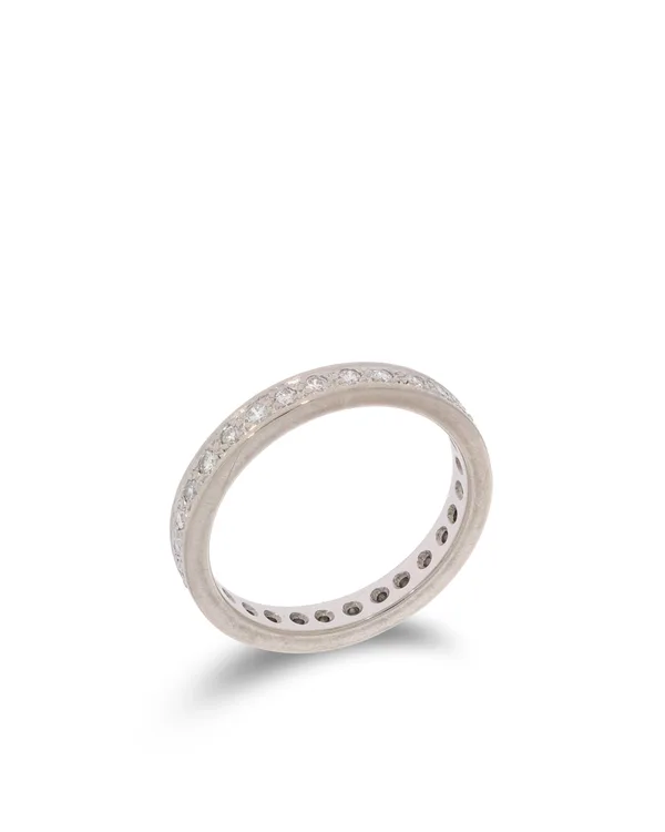 Damenring – Memoire Weissgold 0.58ct
