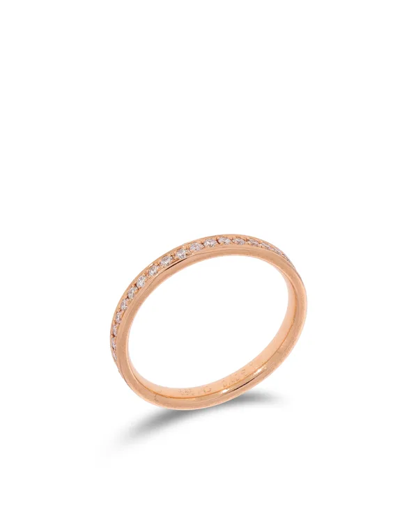 Damenring - Memoire Roségold 0.40ct