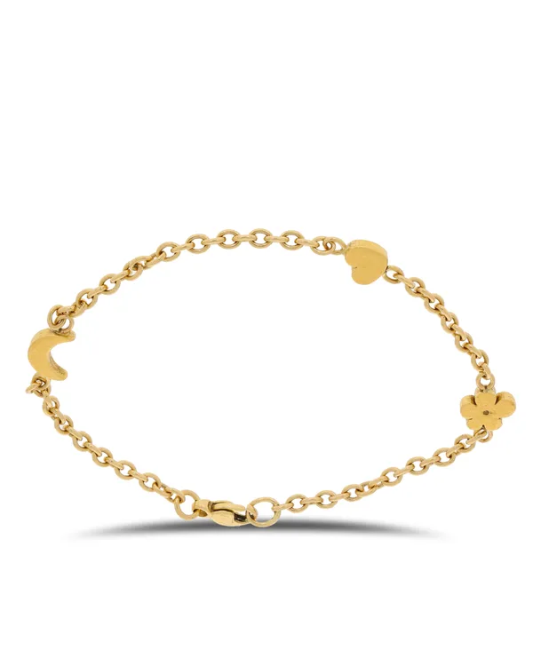 Kinderbracelet – Gelbgold