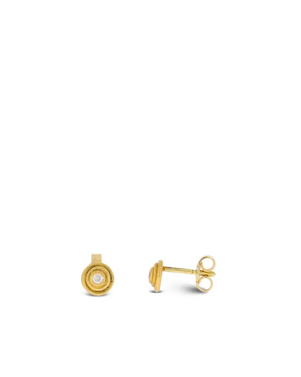 Ohrstecker – Solitaire Gelbgold ca. 0.06ct