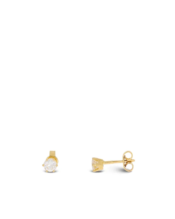 Ohrstecker - Solitaire Gelbgold 0.48ct