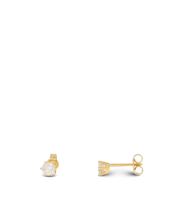 Ohrstecker – Solitaire Gelbgold 0.54ct
