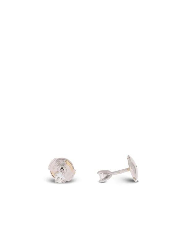 Ohrstecker - Solitaire Weissgold ca. 0.20ct