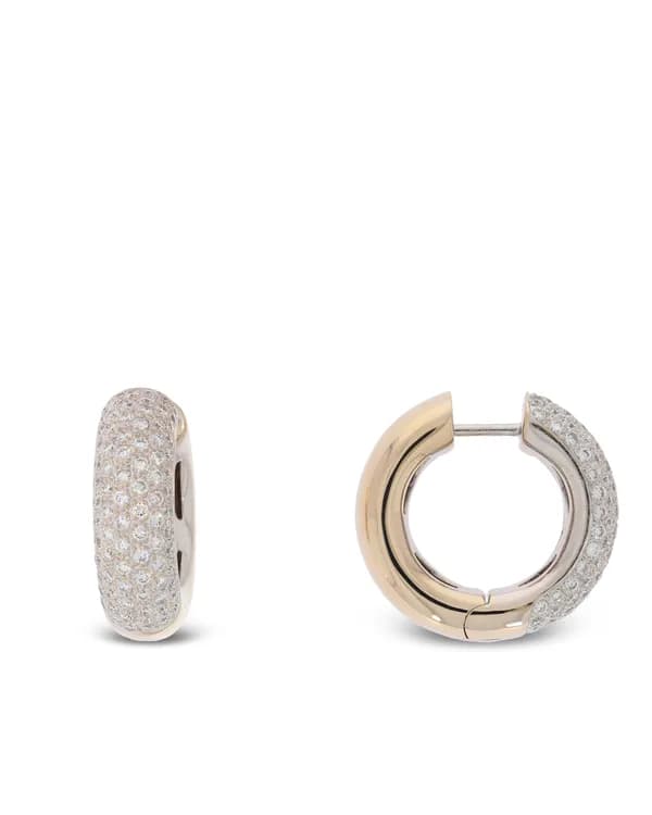 Klappcreolen mit Diamanten
