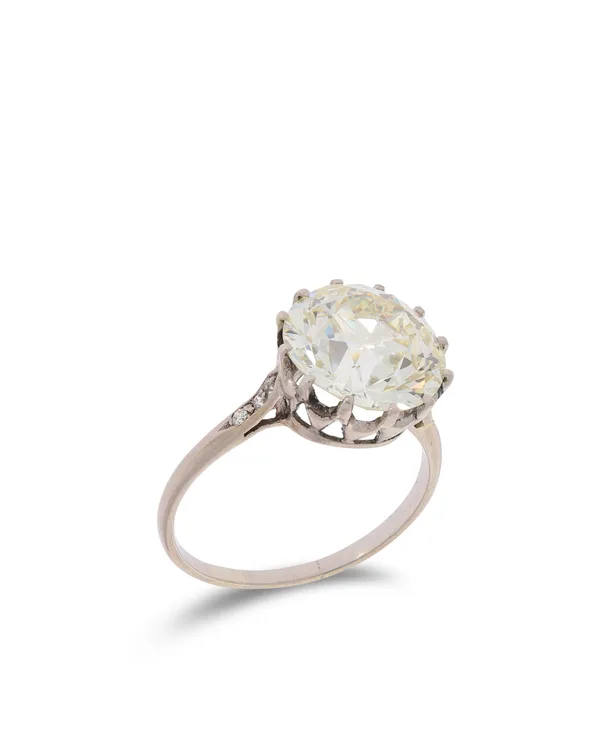 Damenring – Weissgold Solitaire ca. 6.15ct