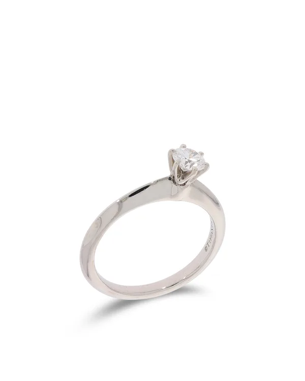 Damenring – TIFFANY&CO. Platin Solitaire 0.28ct