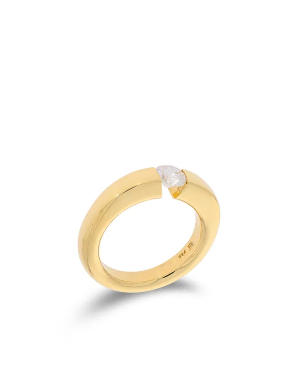 Ring – Gelbgold mit Diamant 0.76ct