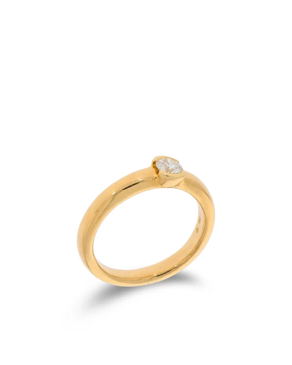 Damenring – Solitaire Gelbgold ca. 0.30ct
