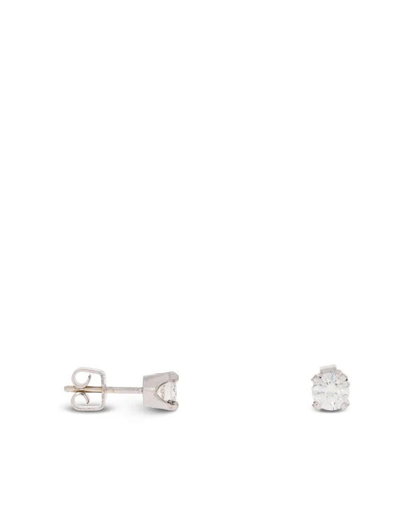Ohrstecker – Solitaire Weissgold 0.70ct
