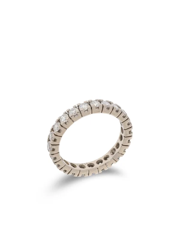 Damenring - Memoire Weissgold mit Diamanten 1.84ct