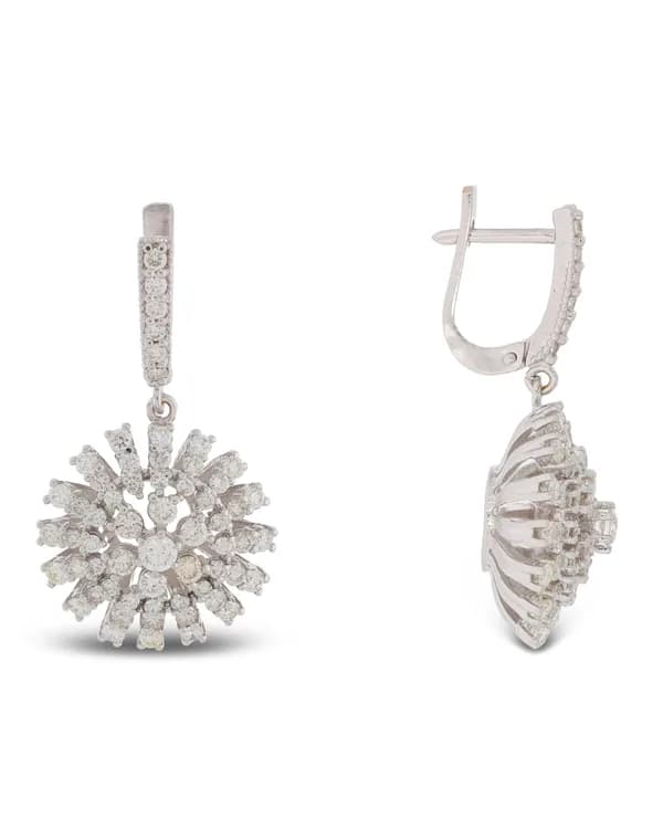 Ohrstecker – Weissgold mit Diamanten 4.20ct