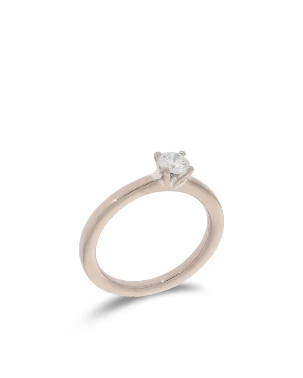 Damenring - MEISTER Solitaire Weissgold 0.33ct