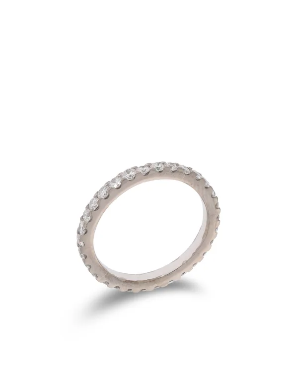 Damenring - Memoire Weissgold mit Diamanten 1.31ct