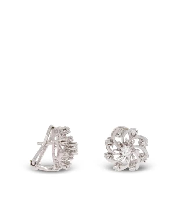 Ohrstecker – Weissgold mit Diamanten ca.0.42ct