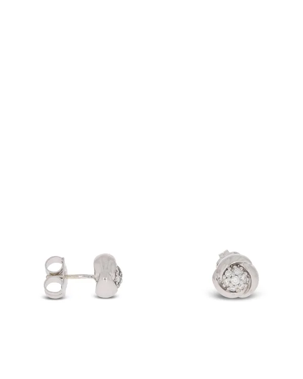 Ohrstecker – Weissgold mit Diamanten 0.18ct