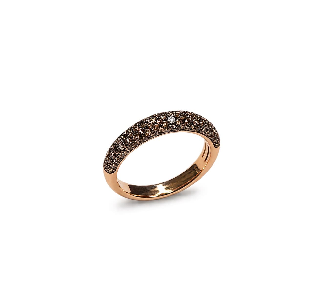 Bucherer Ring in Roségold & Diamanten