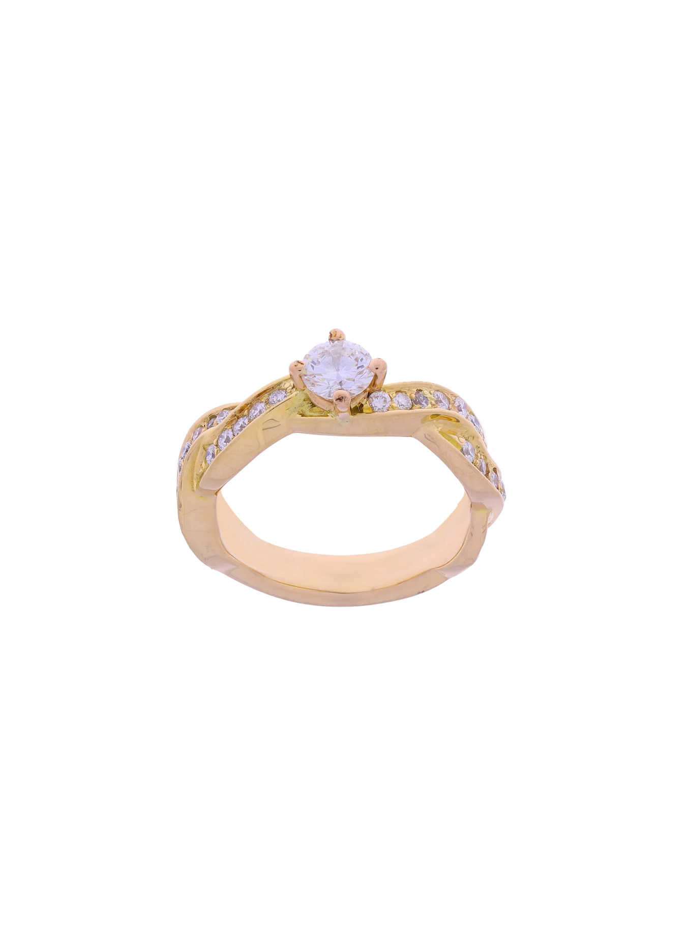 Damenring – Roségold mit Diamanten 1.00ct