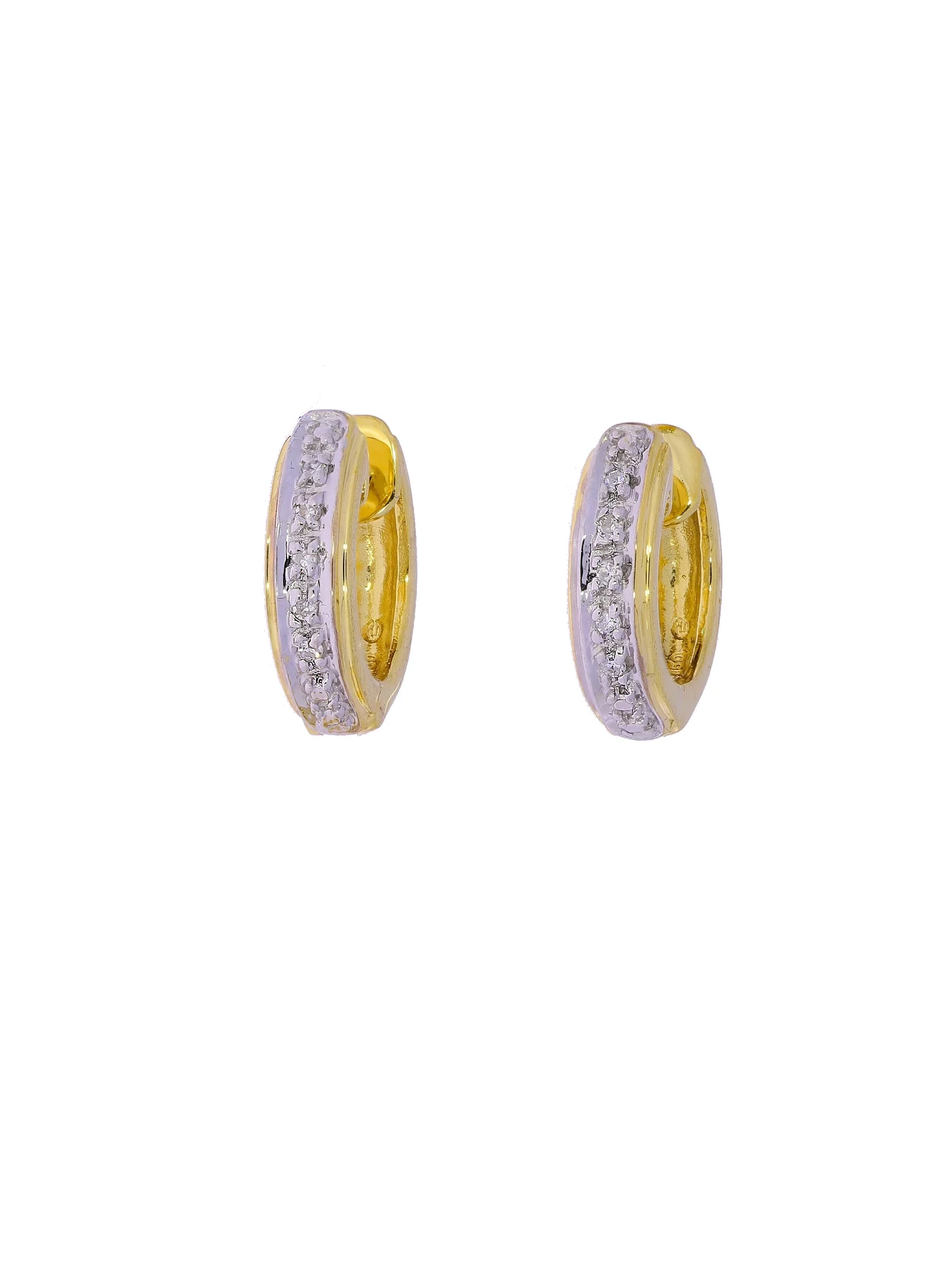 Creolen – CHRIST Bicolor mit Diamanten