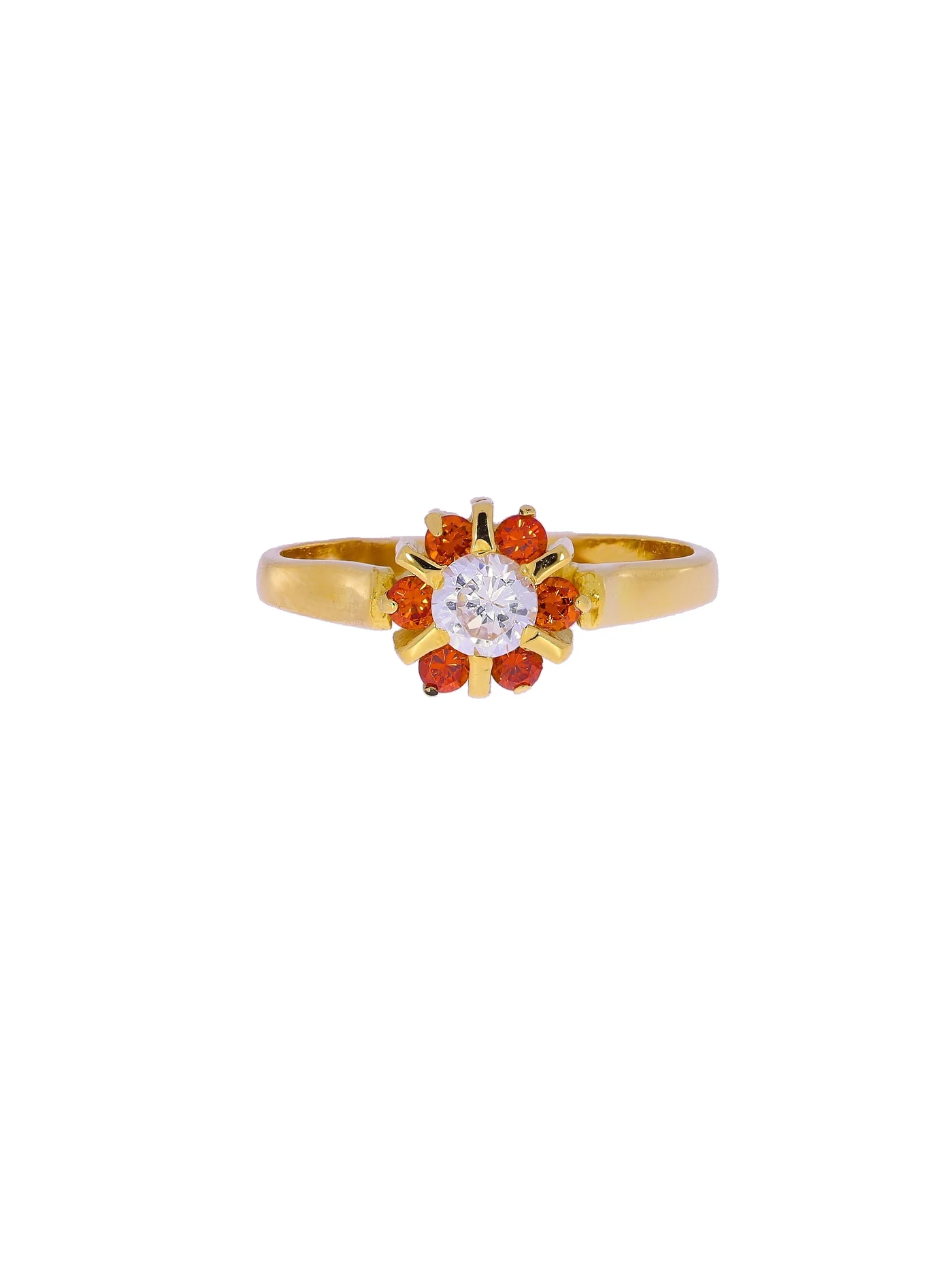 Damenring – Gelbgold mit Zirkonias