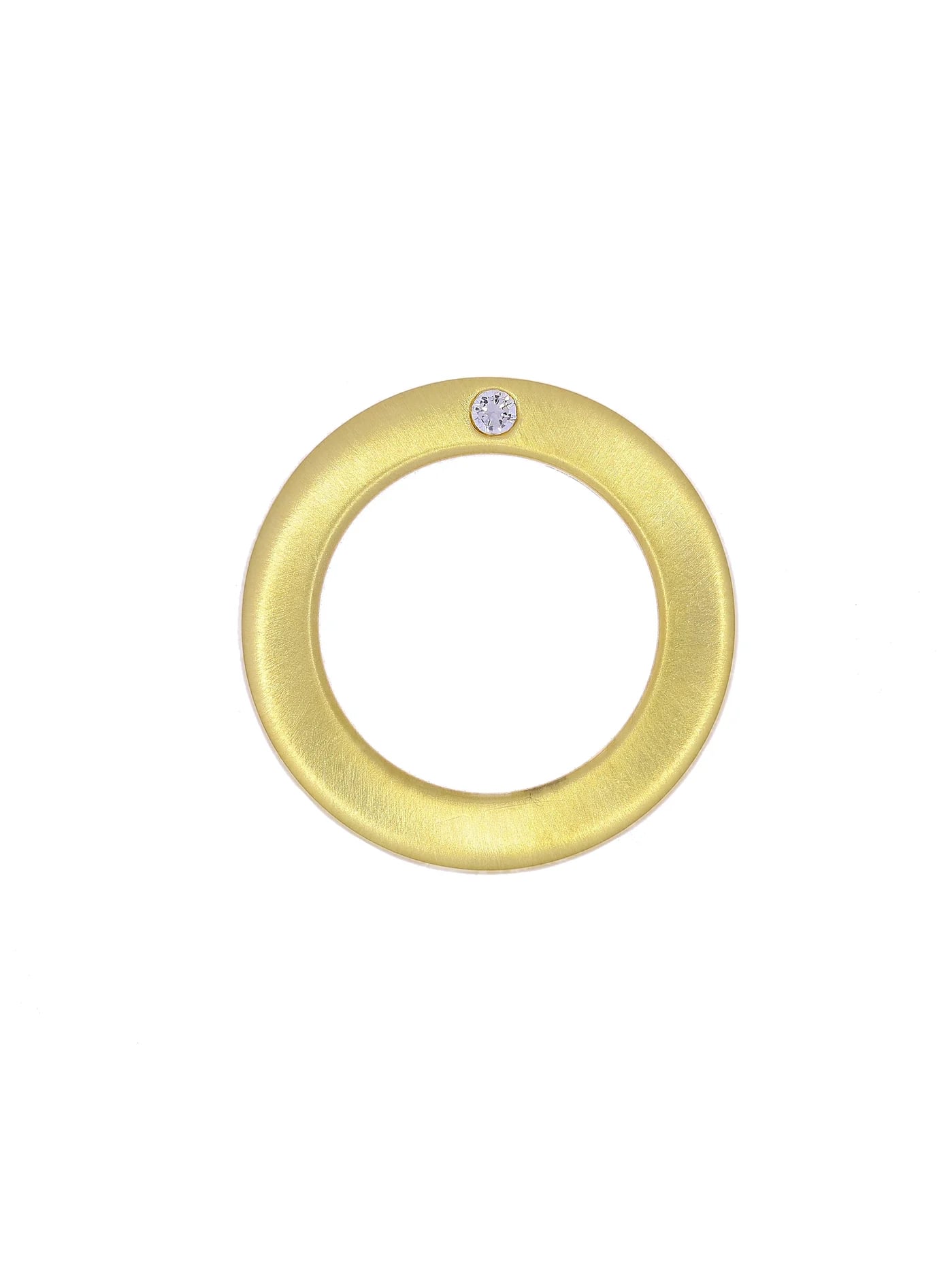 Damenring – Gelbgold mit Diamant