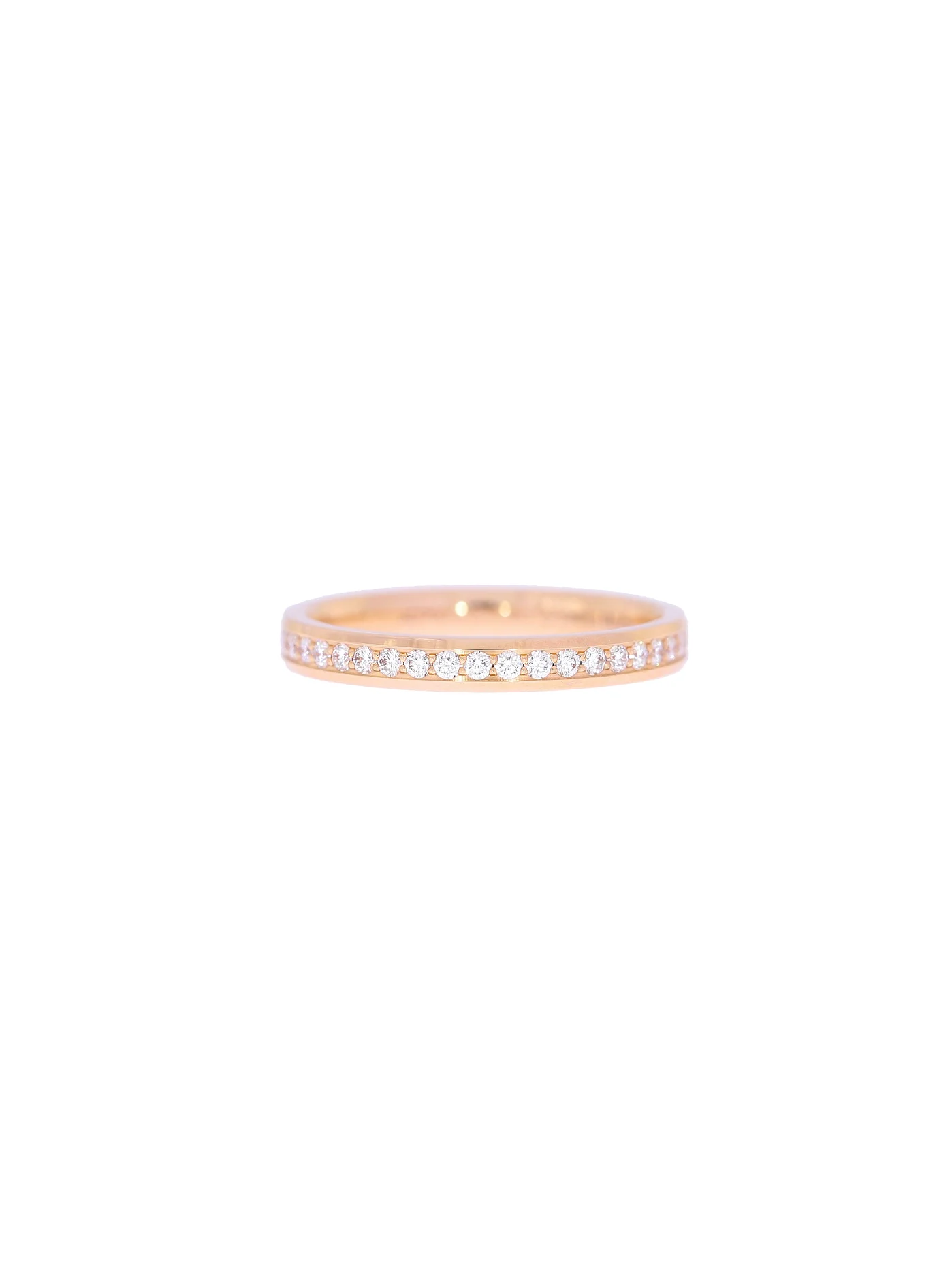 Damenring – Roségold mit Diamanten – NEU