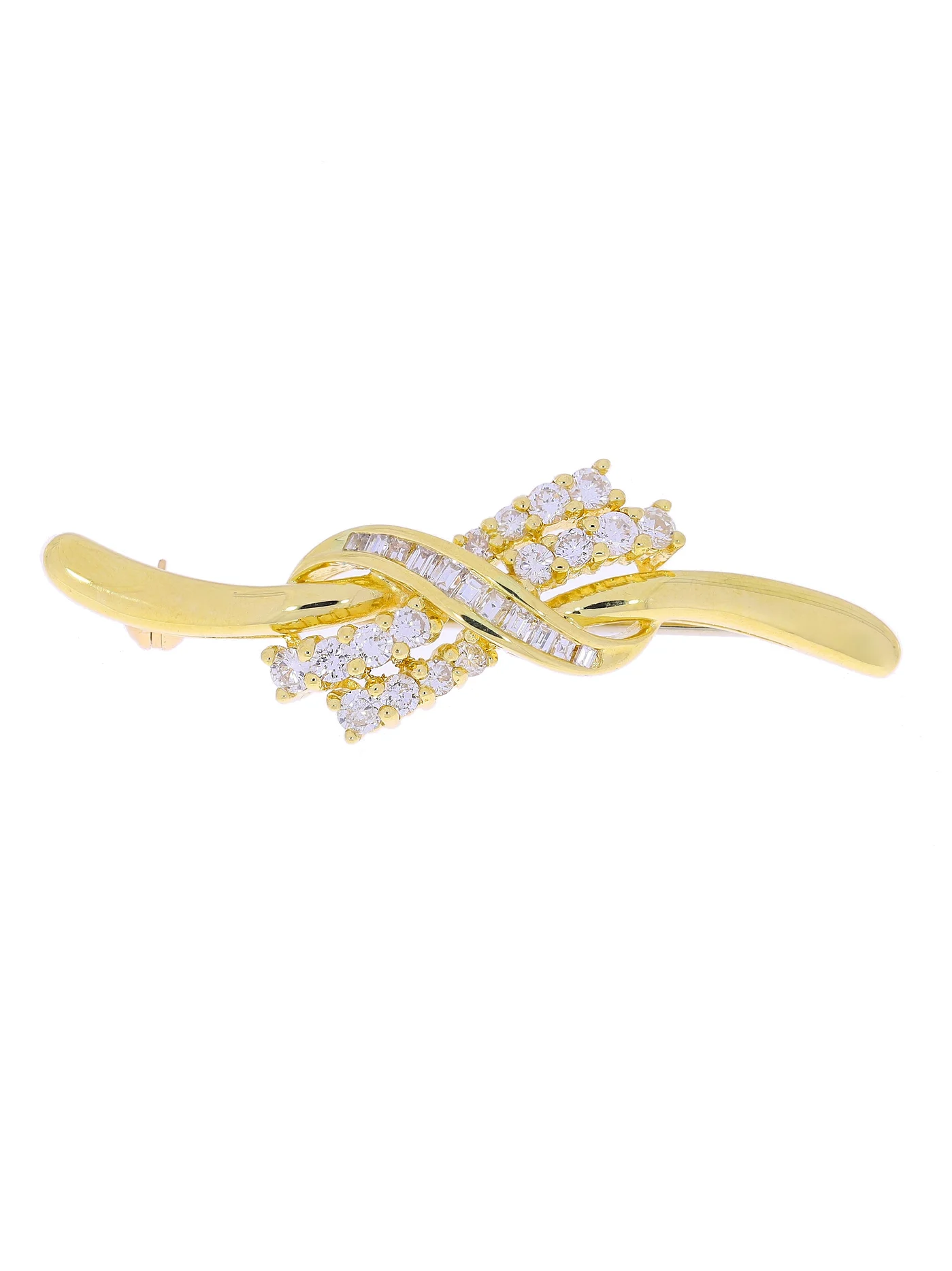 Brosche BUCHERER – Gelbgold mit Diamanten