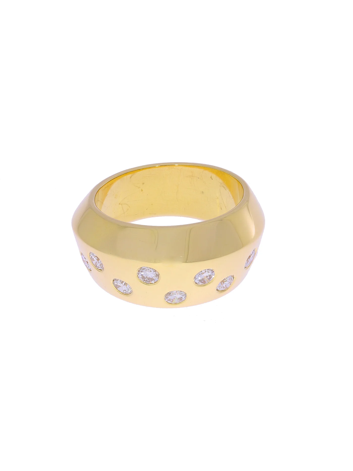 Bague pour dame – BUCHERER or jaune avec diamants