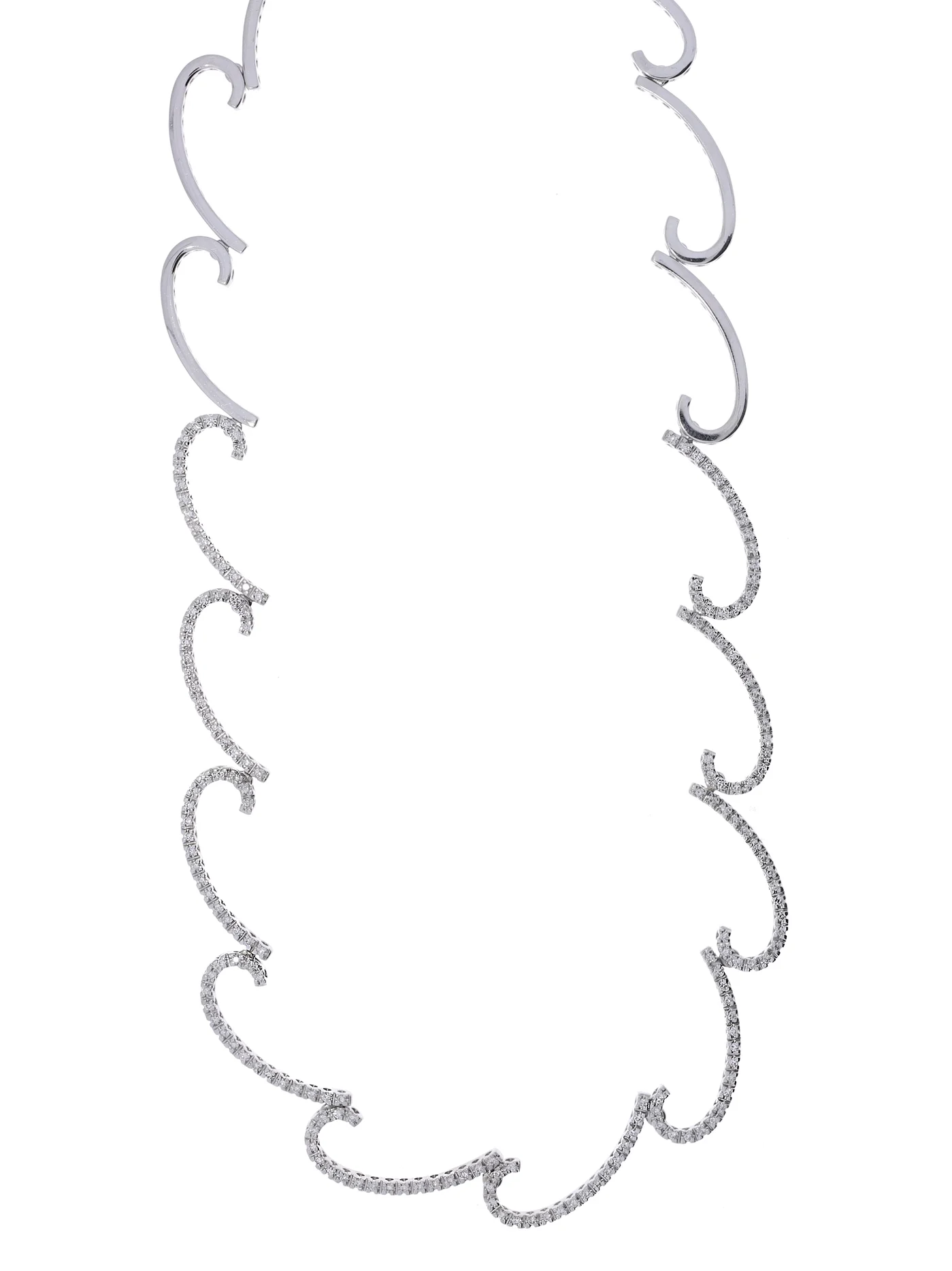 Collier – Weissgold mit Diamanten