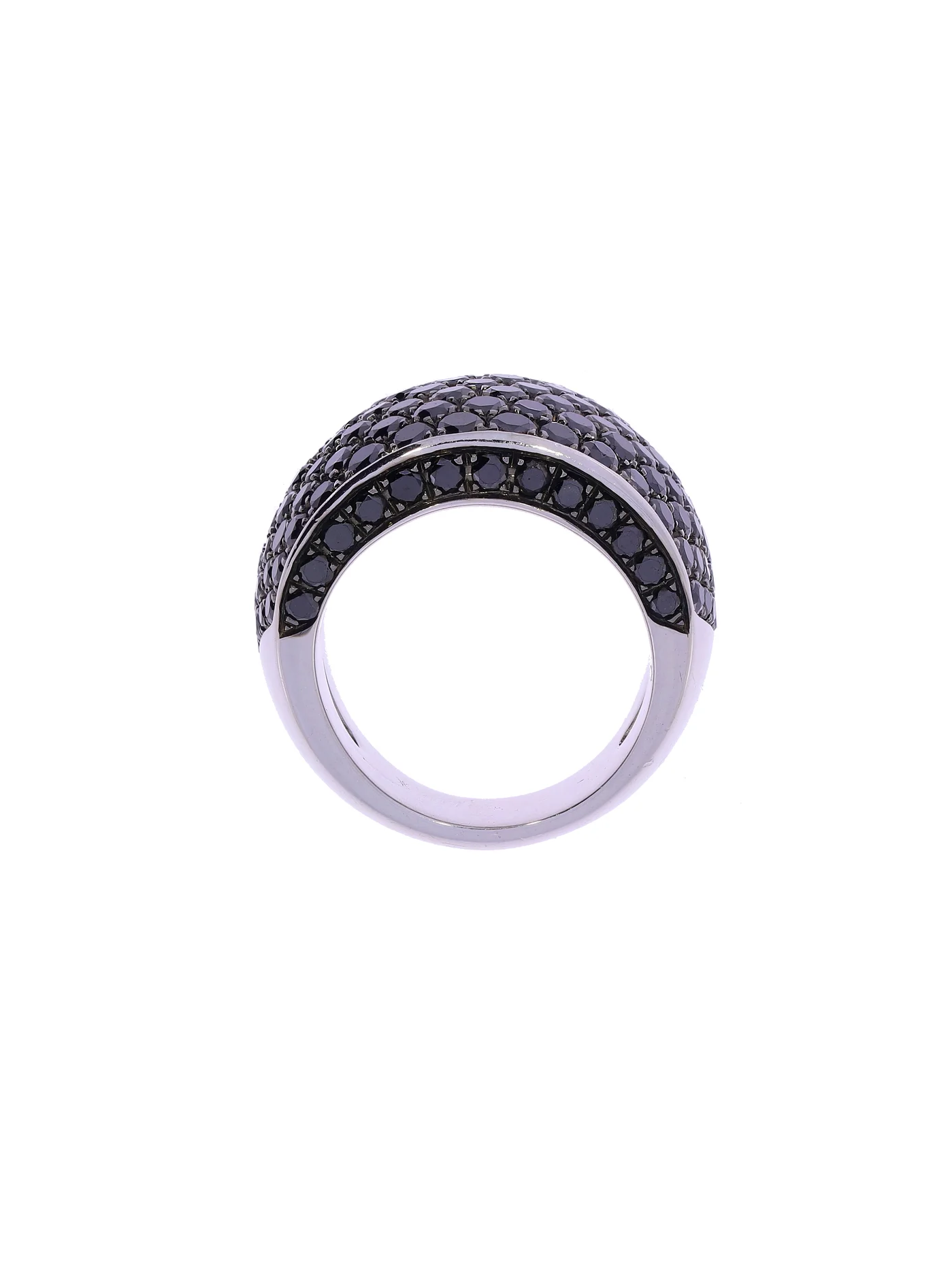 Damenring – Weissgold mit Diamanten
