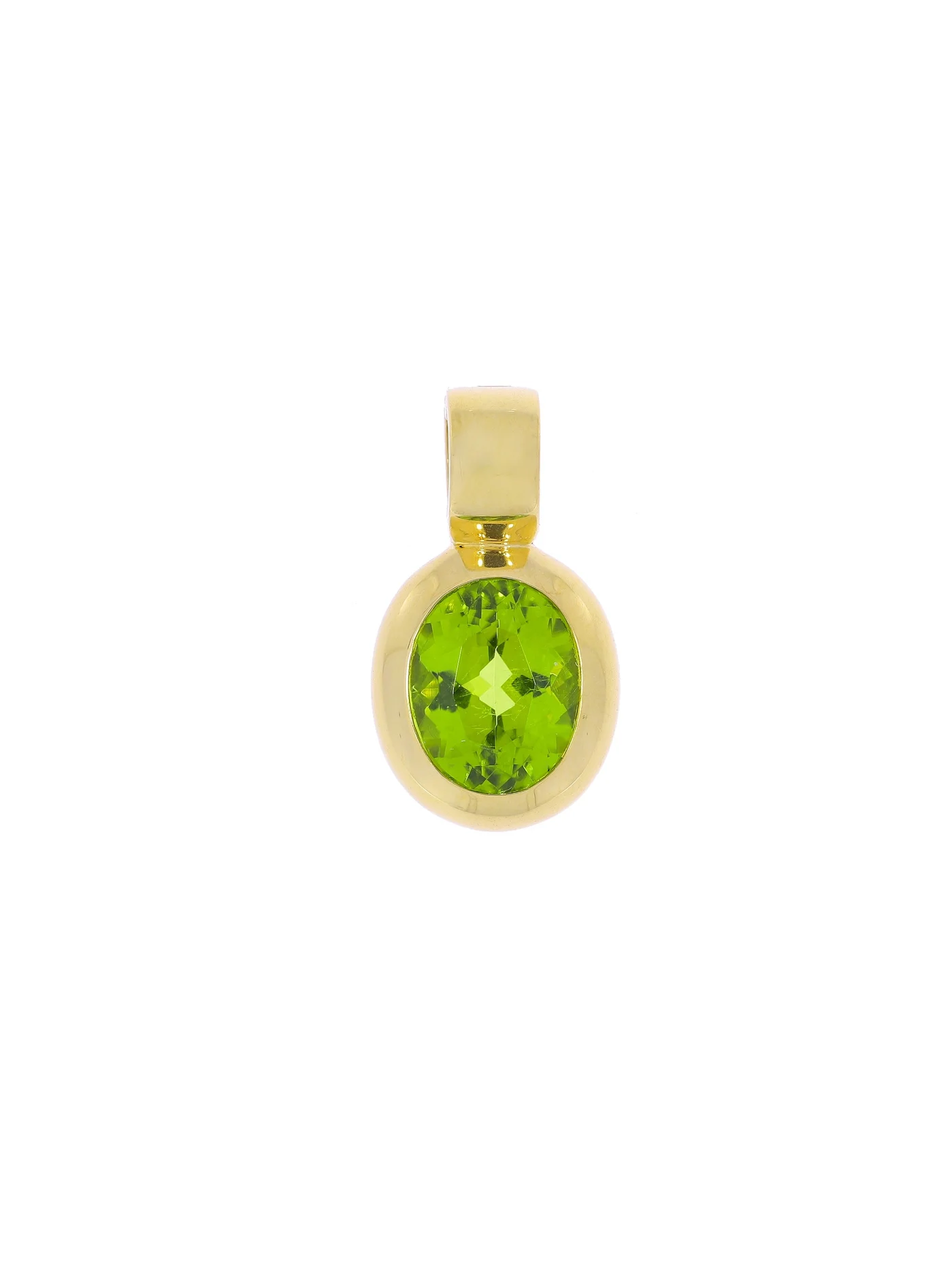 Anhänger – Gelbgold mit Peridot