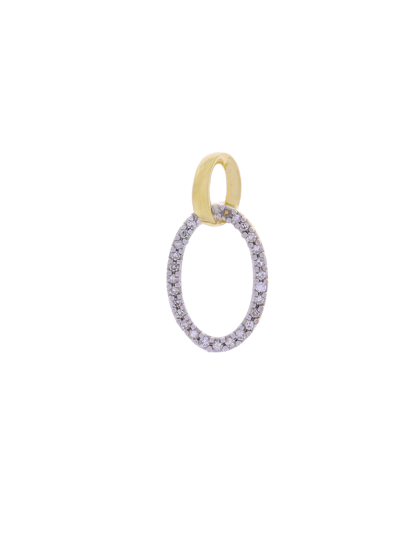 Anhänger – CHRIST Bicolor mit Diamanten