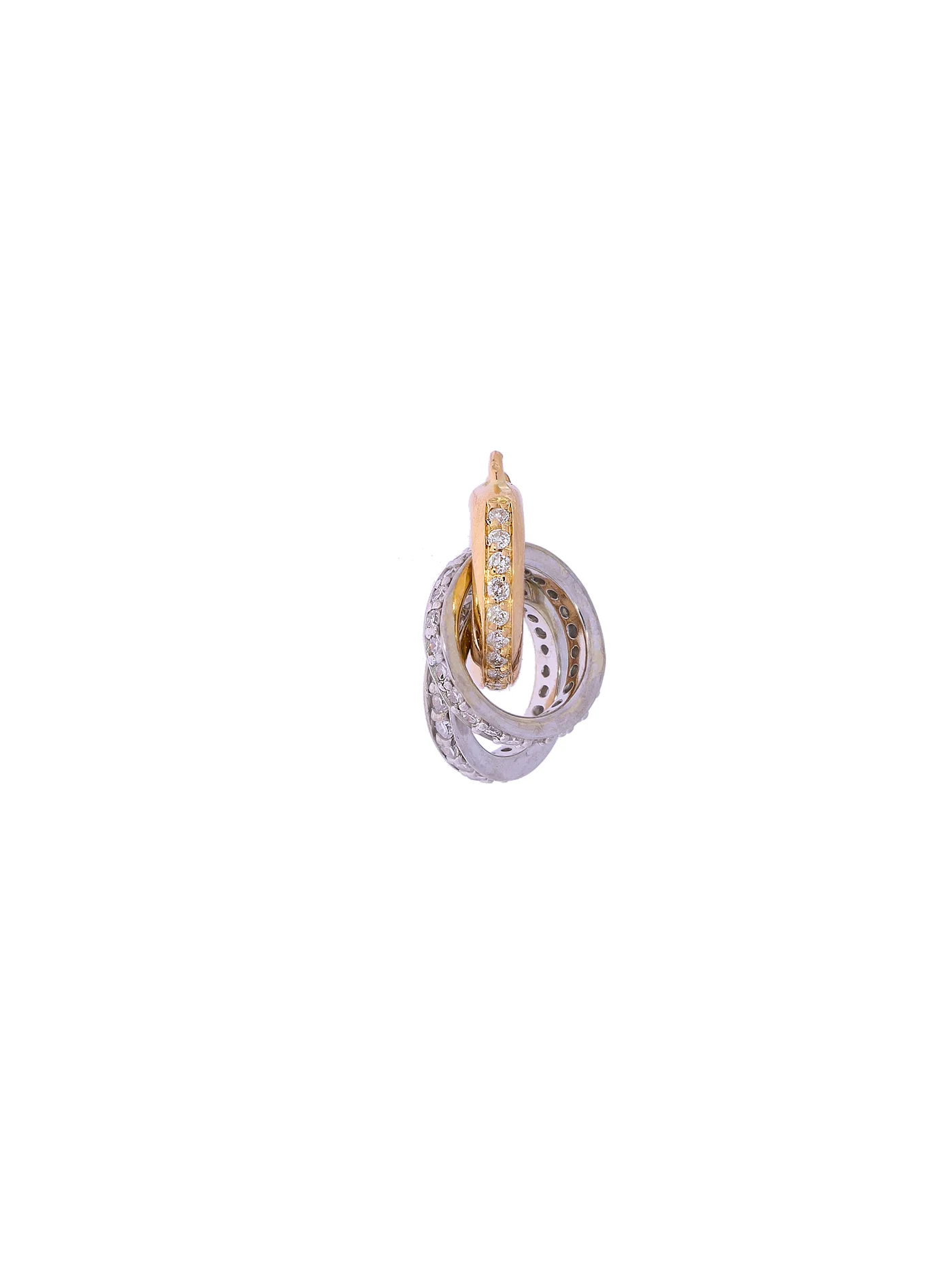 Anhänger – Bicolor mit Diamanten