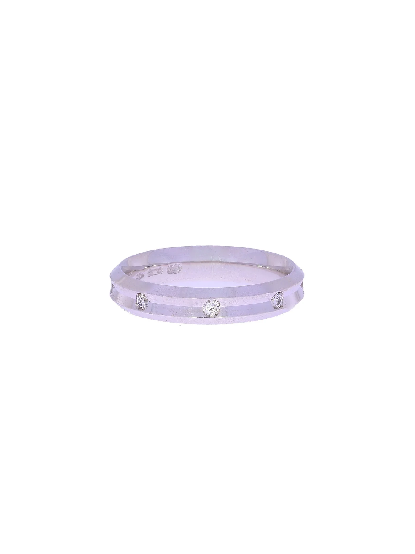 Damenring – UNOAERRE Weissgold mit Diamanten