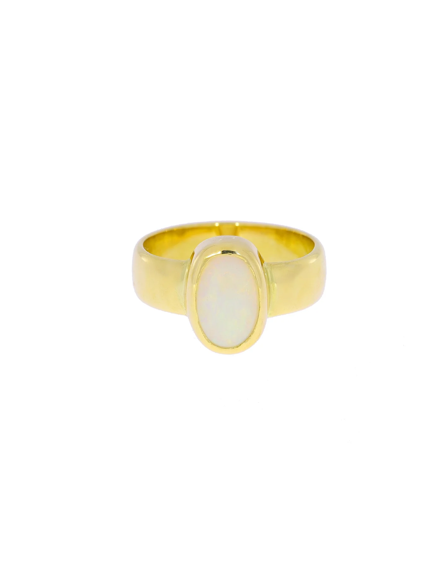 Damenring – Gelbgold mit Opal