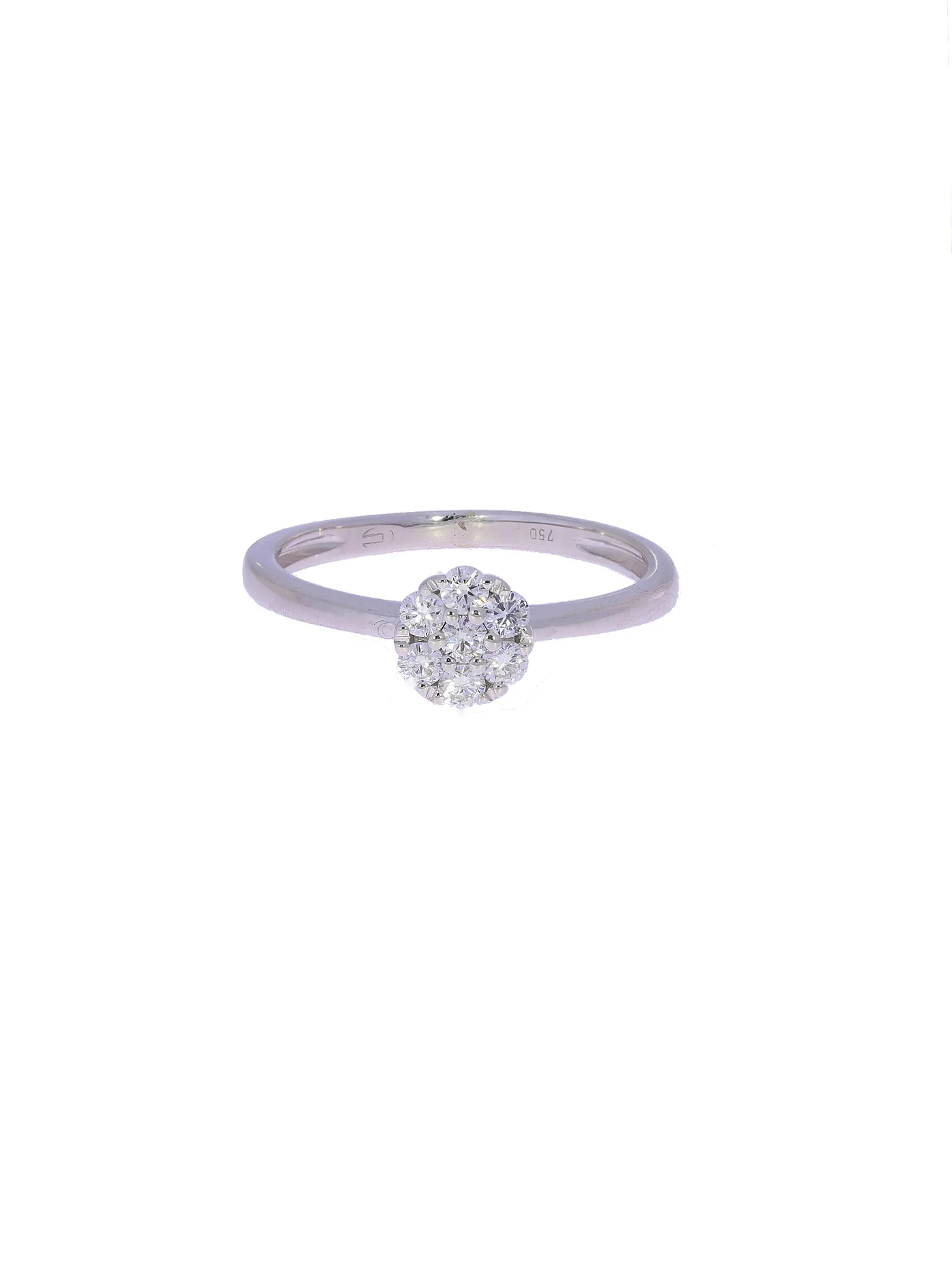 Damenring – CHRIST Weissgold mit Diamanten