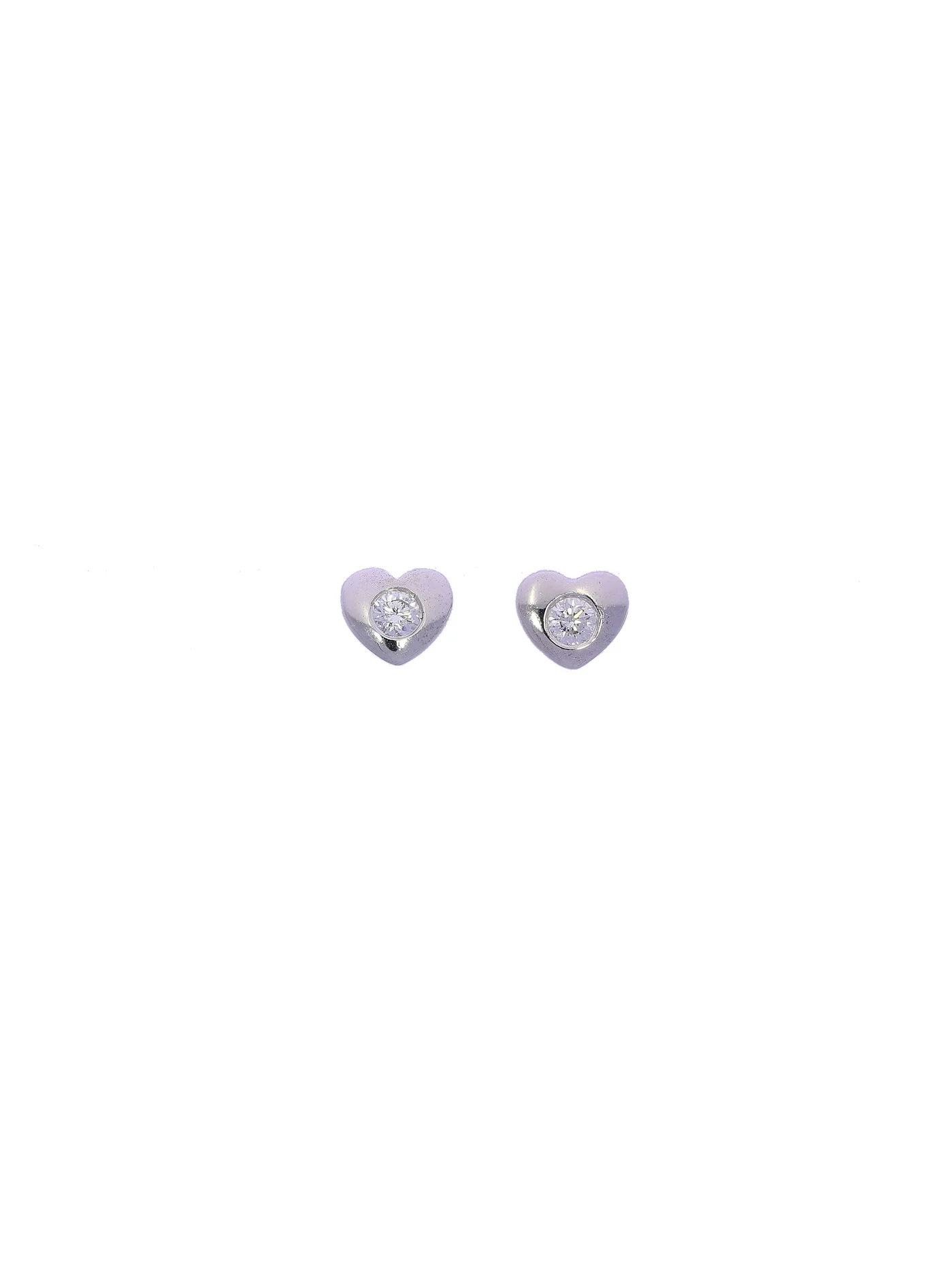 Ohrstecker – Weissgold mit Diamant