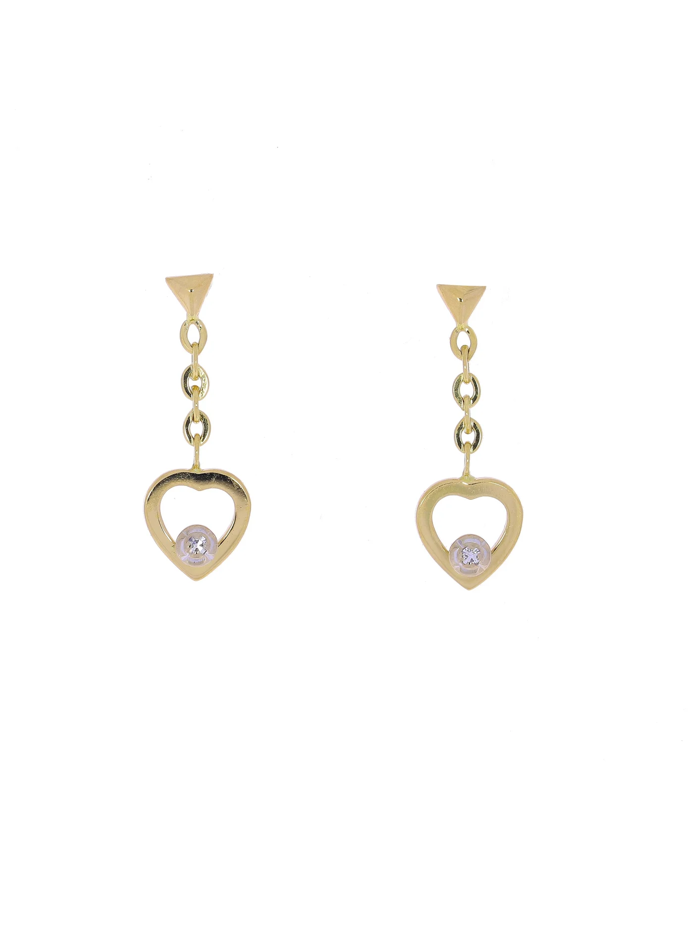 Ohrstecker – BREUNING Gelbgold mit Diamant