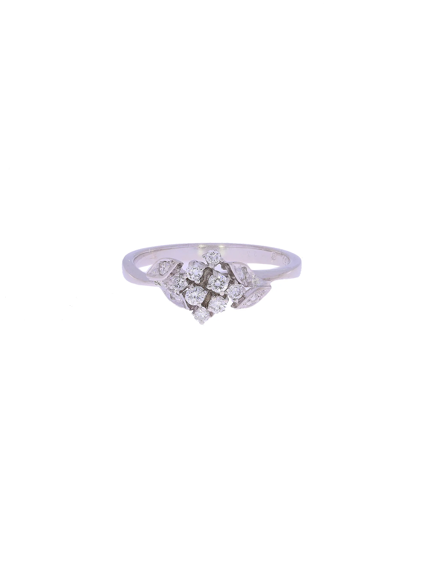 Damenring – SCHOEFFEL Weissgold mit Diamanten