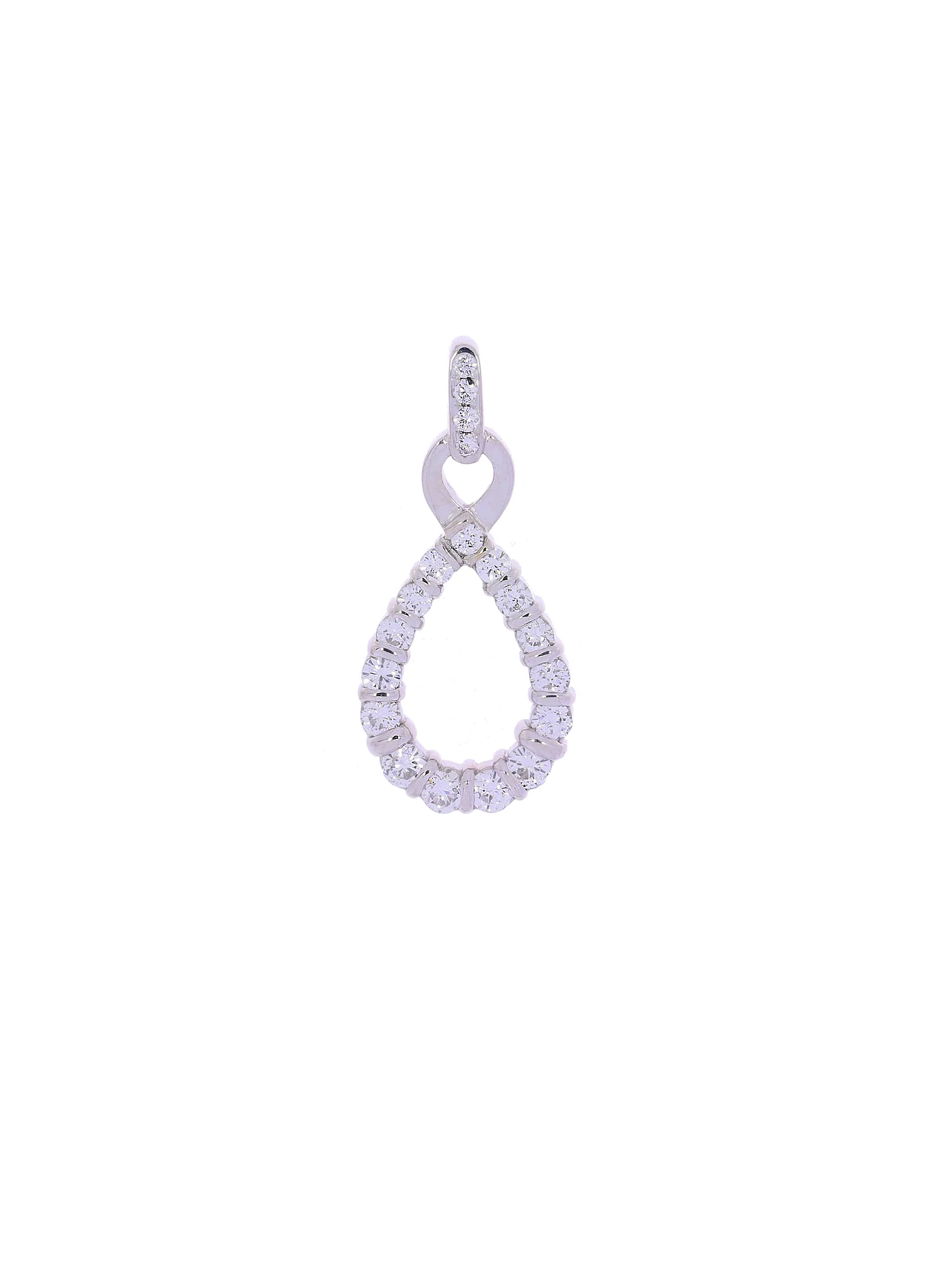 Anhänger – Weissgold mit Diamanten