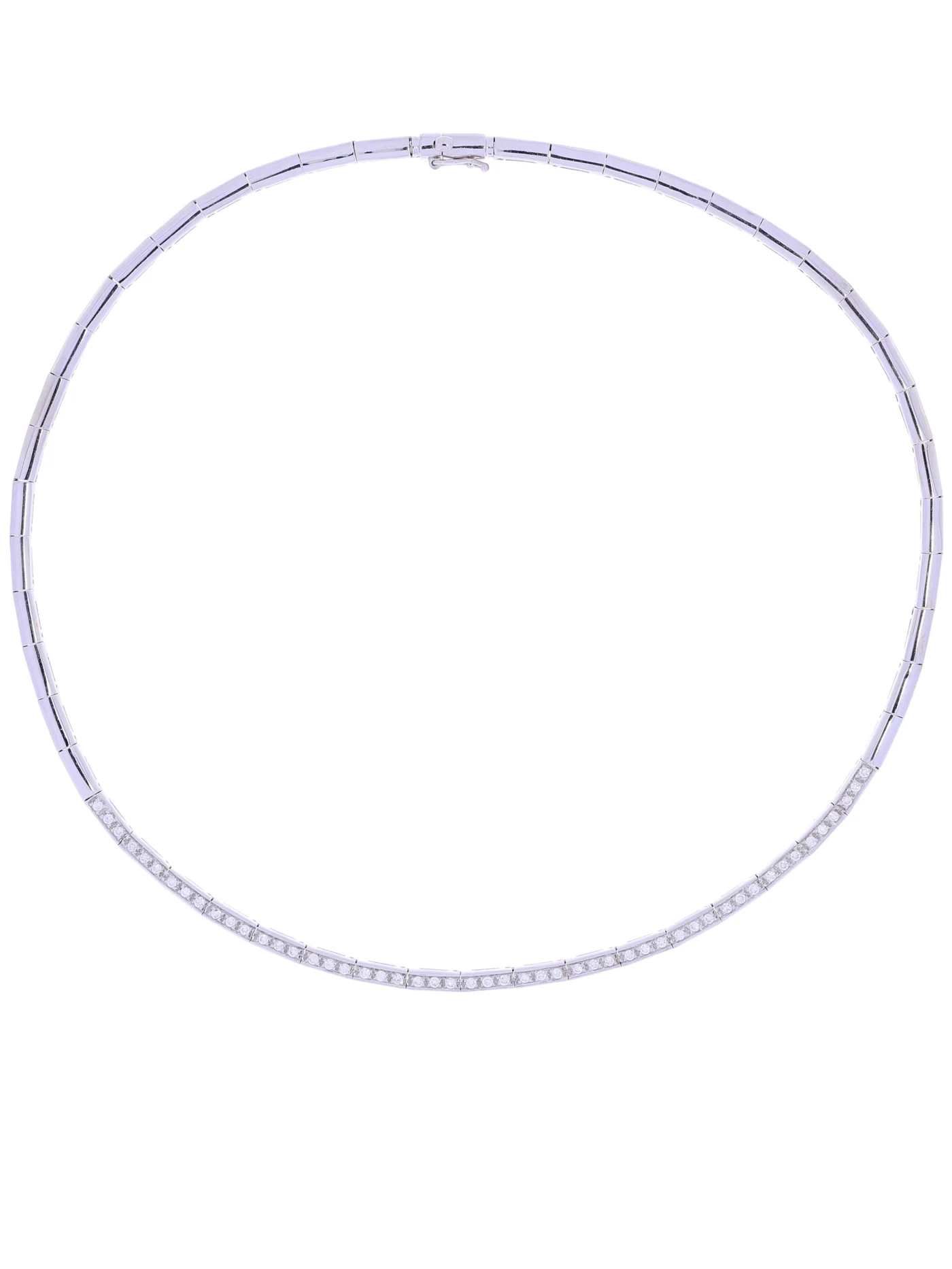 Collier – Weissgold mit Diamanten